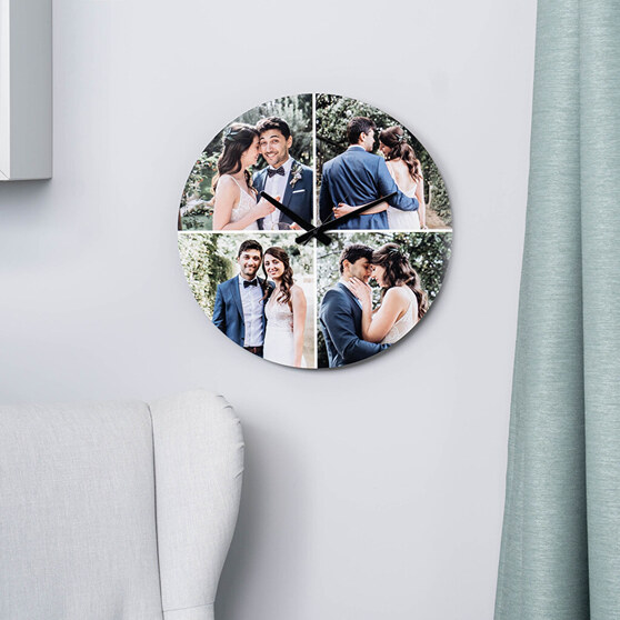 Reloj redondo de pared personalizado