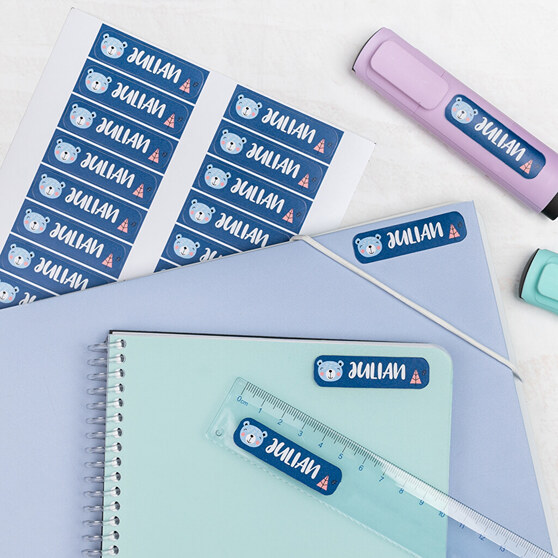 Create your own personalised labels, stickers, or patches
