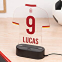 T-Shirt-3D-Lampe aus Holz