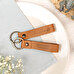 Gegraveerde leren sleutelhanger Gegraveerde leren sleutelhanger
