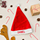 Gorro de Pai Natal bordado