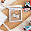 Chapa hueso grande personalizada metálica para perro