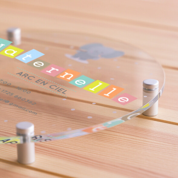 Plaques Plexi personnalisées