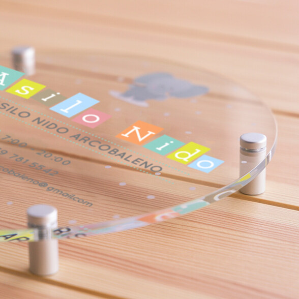Targhe personalizzate plexiglass