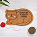 Felpudo fibra de coco gato personalizado