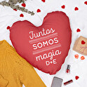 Cojín corazón 42x42 personalizado