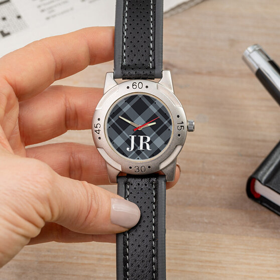 Personalisierte Herren Armbanduhr