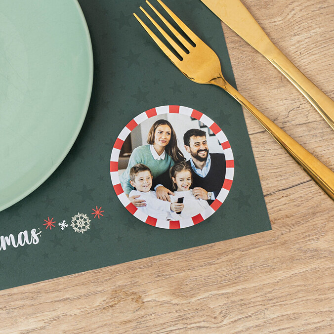 Personliga placemats i papper