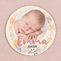 Personalised wooden milestone cards