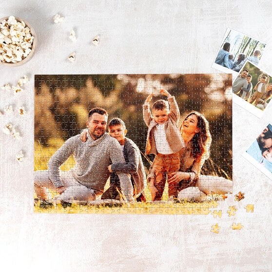 Personalised puzzle with childrens photos