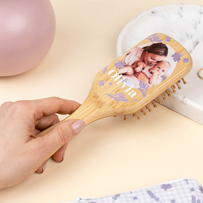 Cepillo personalizado de bambú ecológico