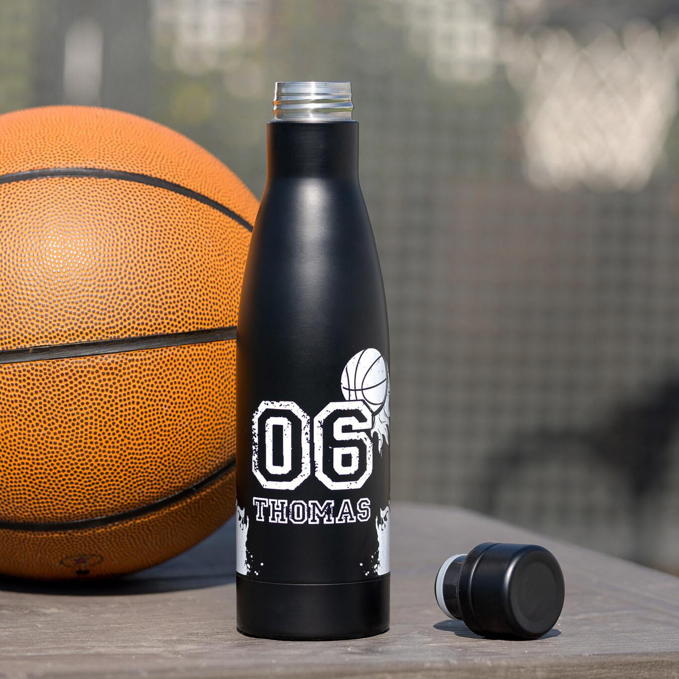 Personalised stainless steel bottle 500 ml.
