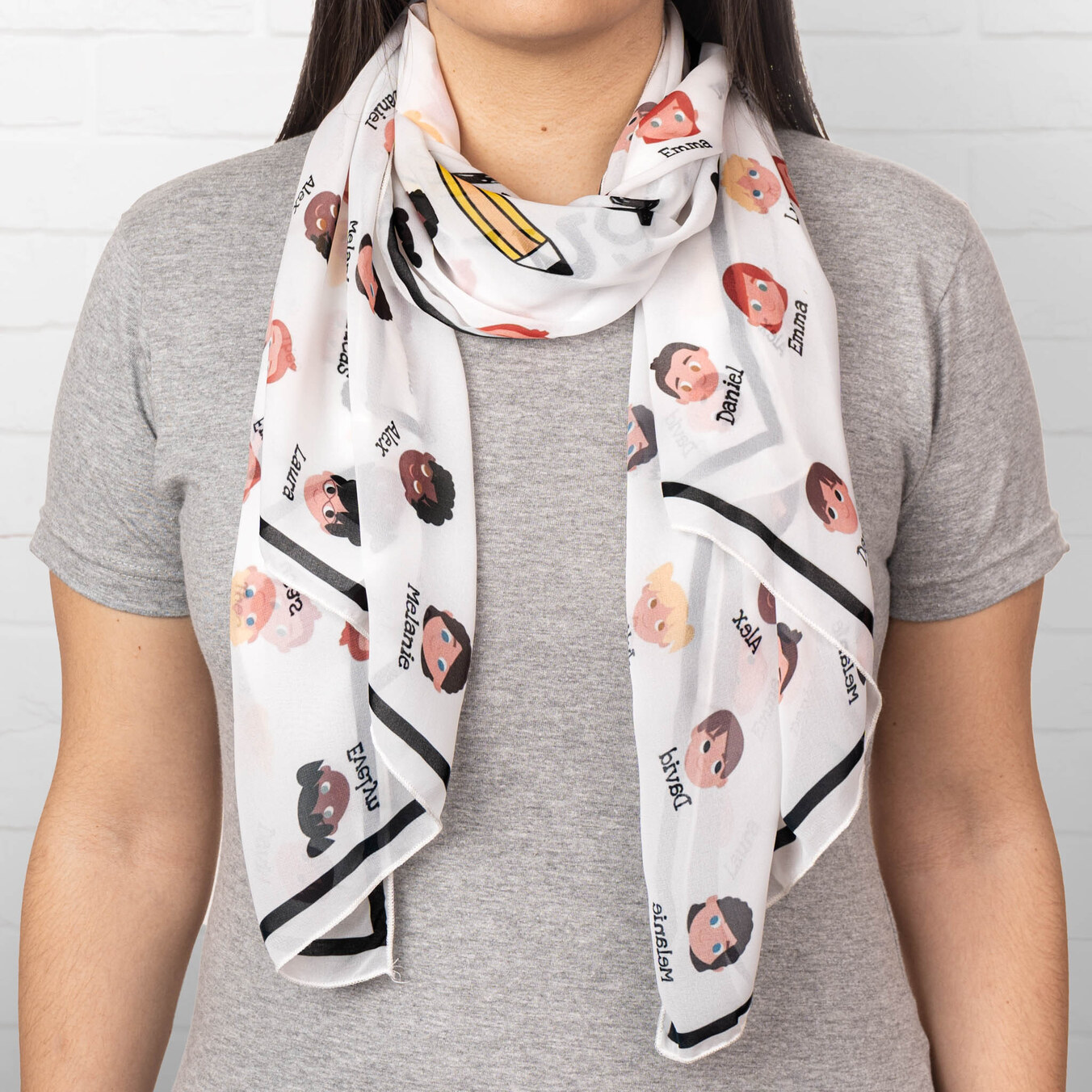 Personalised scarf