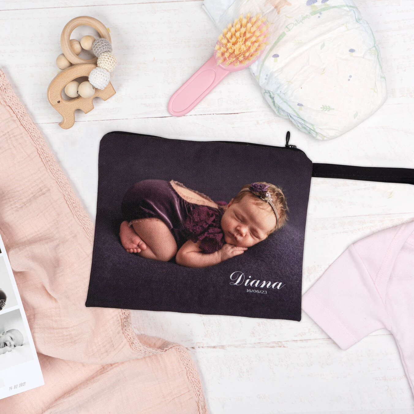 Personalised waterproof wash bag