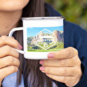 Personalised enamel mug
