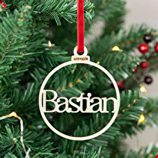 Christmas bauble with name