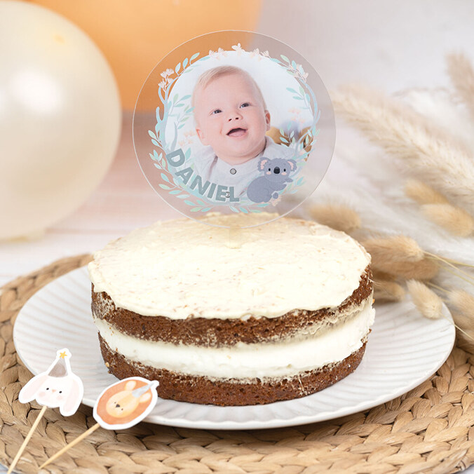 Persoonlijke cake topper