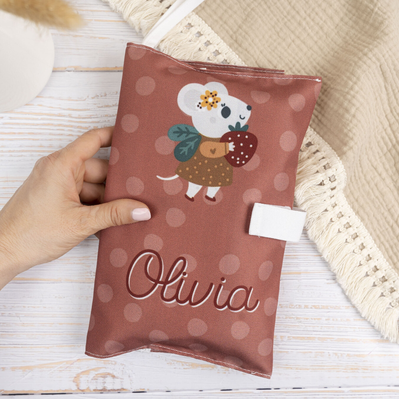 Personalised nappy wallet