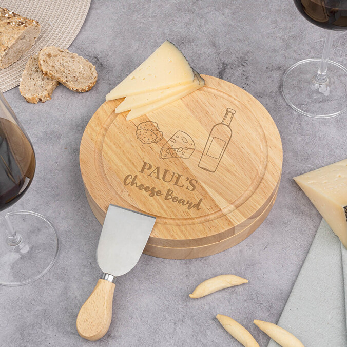 Personalised cheeseboard