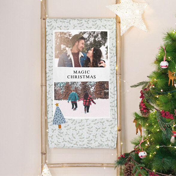Personalised fleece blankets