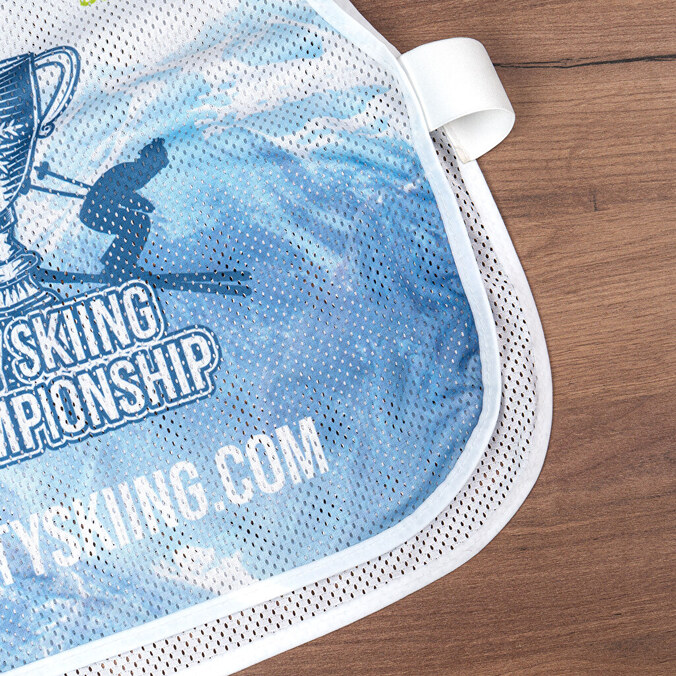 Overtræksvest med tryk