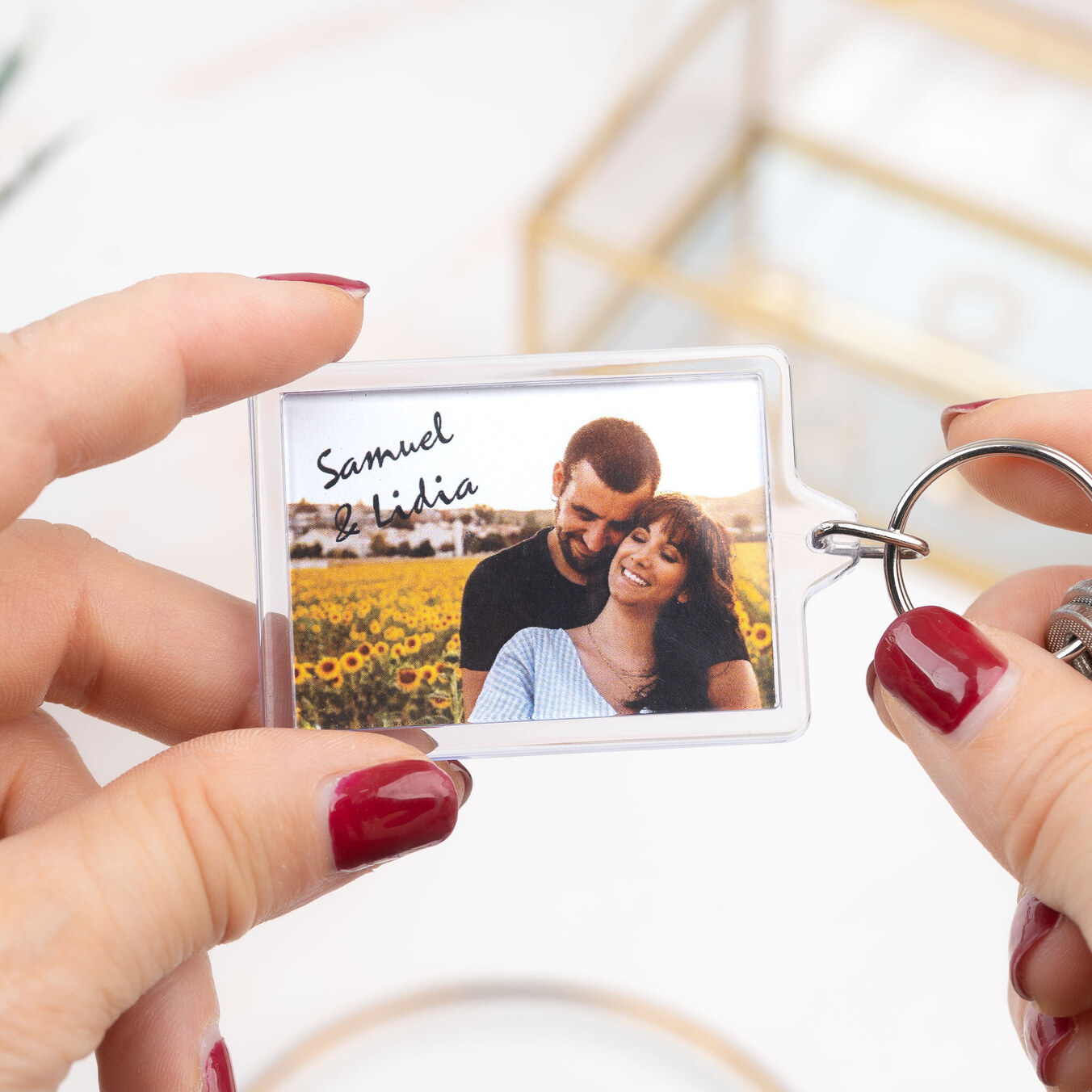 Llaveros de metacrilato personalizados