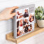 Personalised wooden photo block