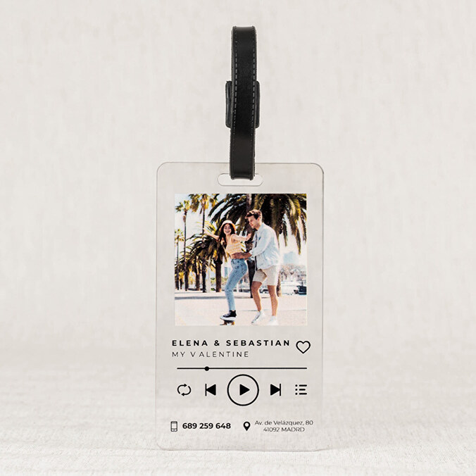 Personalised luggage tags