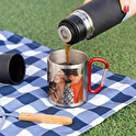 Edelstahltasse mit Karabiner selber gestalten