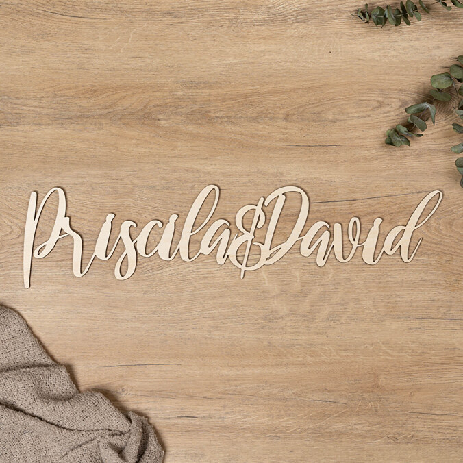 Personalizowane drewniane imiona