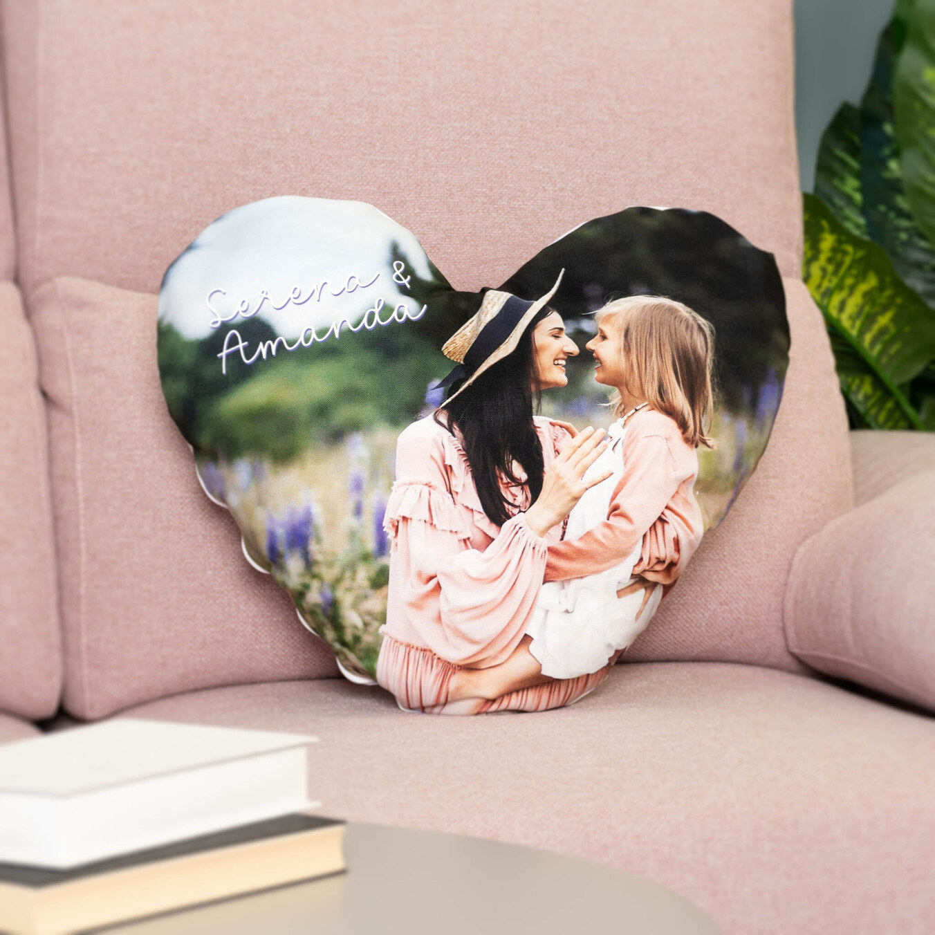 Cojín corazón 42x42 personalizado