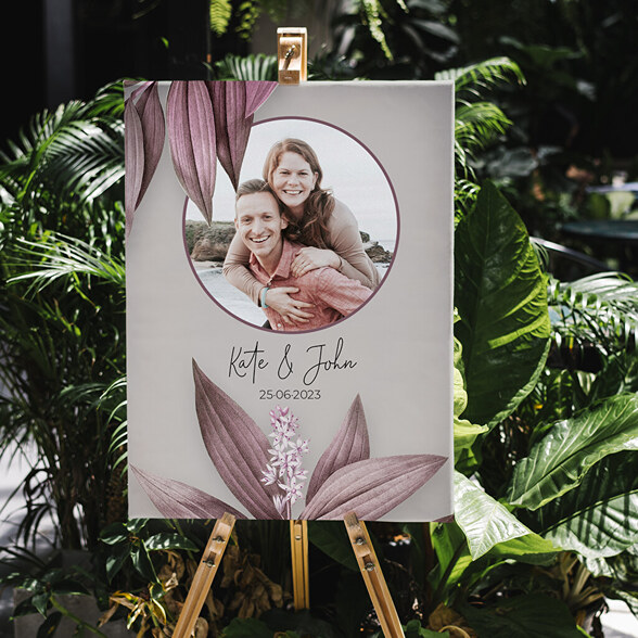 Personalised foam board printing