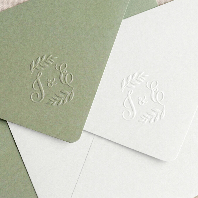 Personalised embossing stamps