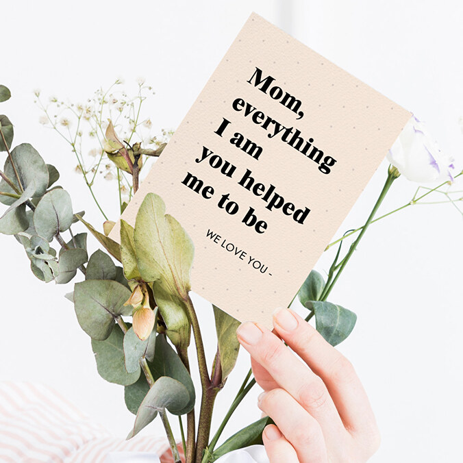 Personalised postcard