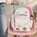 Klassischen Rucksack mit vielen Fächern bedrucken