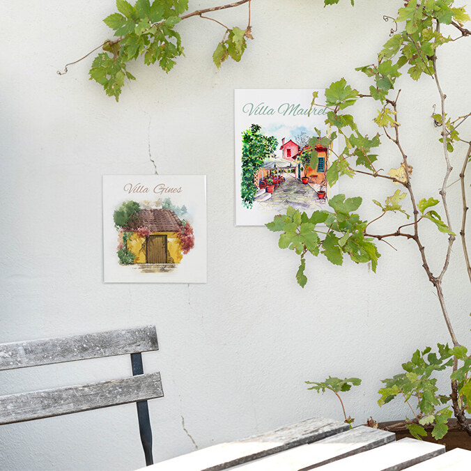 Personalised photo ceramic tiles