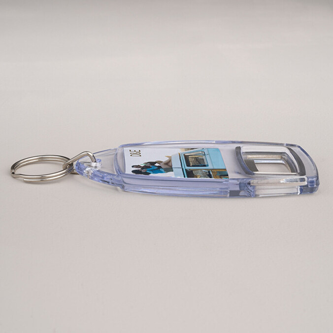 Sleutelhanger flessenopener bedrukken en maken