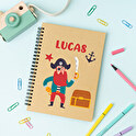 Personalisiertes umweltfreundliches A5-Notizbuch aus Recyclingpapier