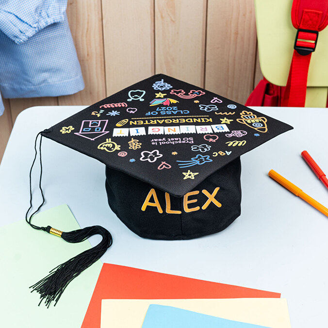 Personalised graduation cap