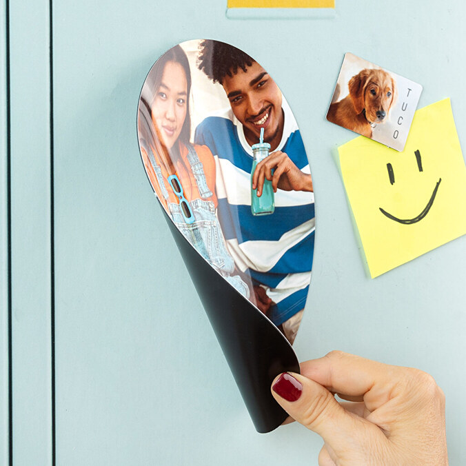 Personalisiert Flexible Magnete - oval 5x3,3 cm