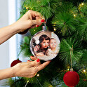 Personlige runde julekugler XL