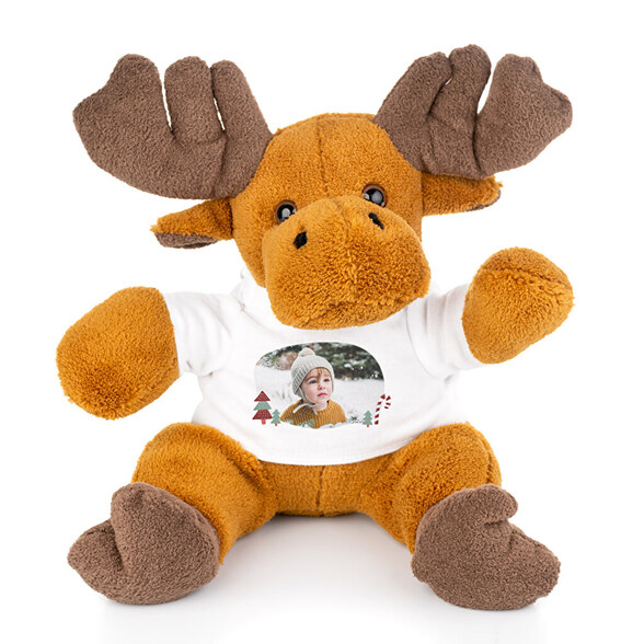 Personalised reindeer teddy