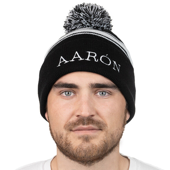 Embroidered winter hat