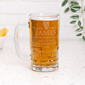 Jarra de cerveza grabada