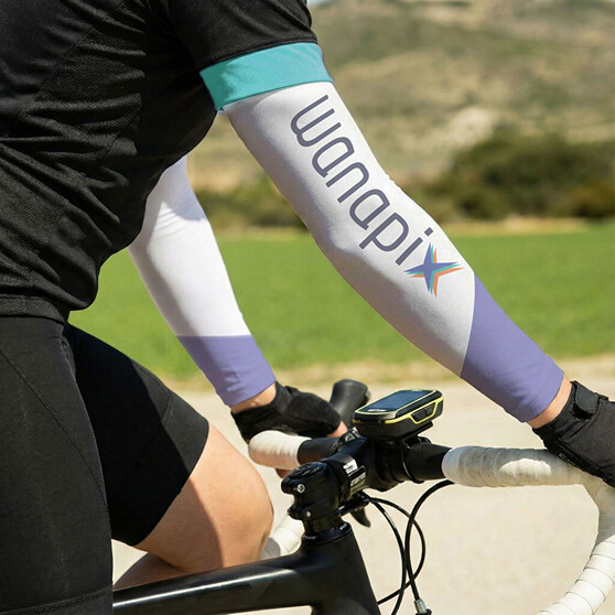 Armvärmare med tryck för cykling och löpning