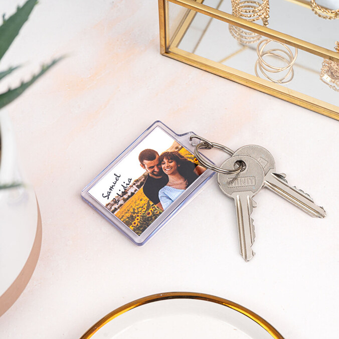 Personalizowany brelok do kluczy z plexi