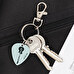 Schlüsselanhänger mit personalisiertem Gitarrenplektrum Schlüsselanhänger mit personalisiertem Gitarrenplektrum