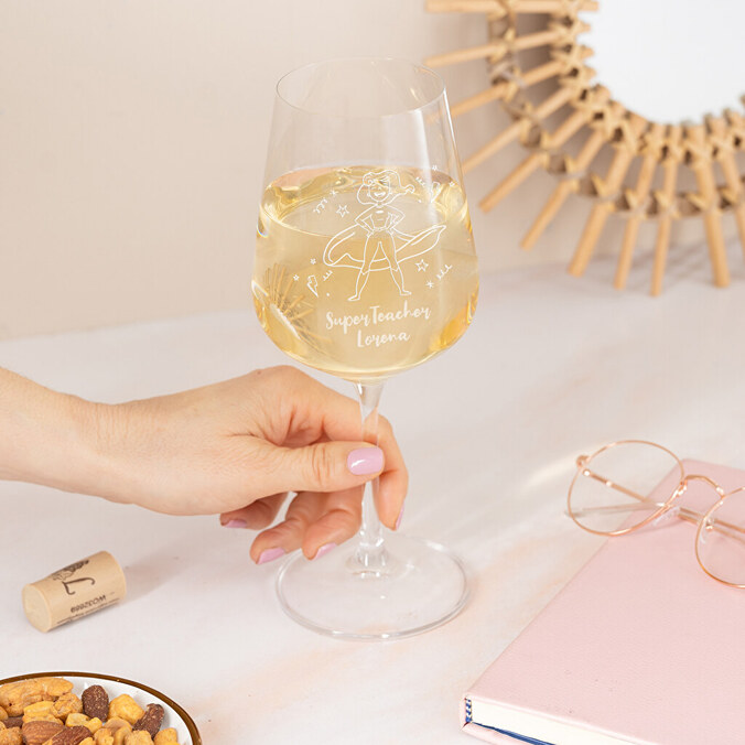 Calice di vino personalizzato