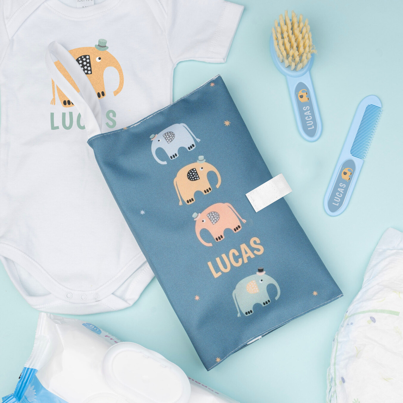 Personalised nappy wallet