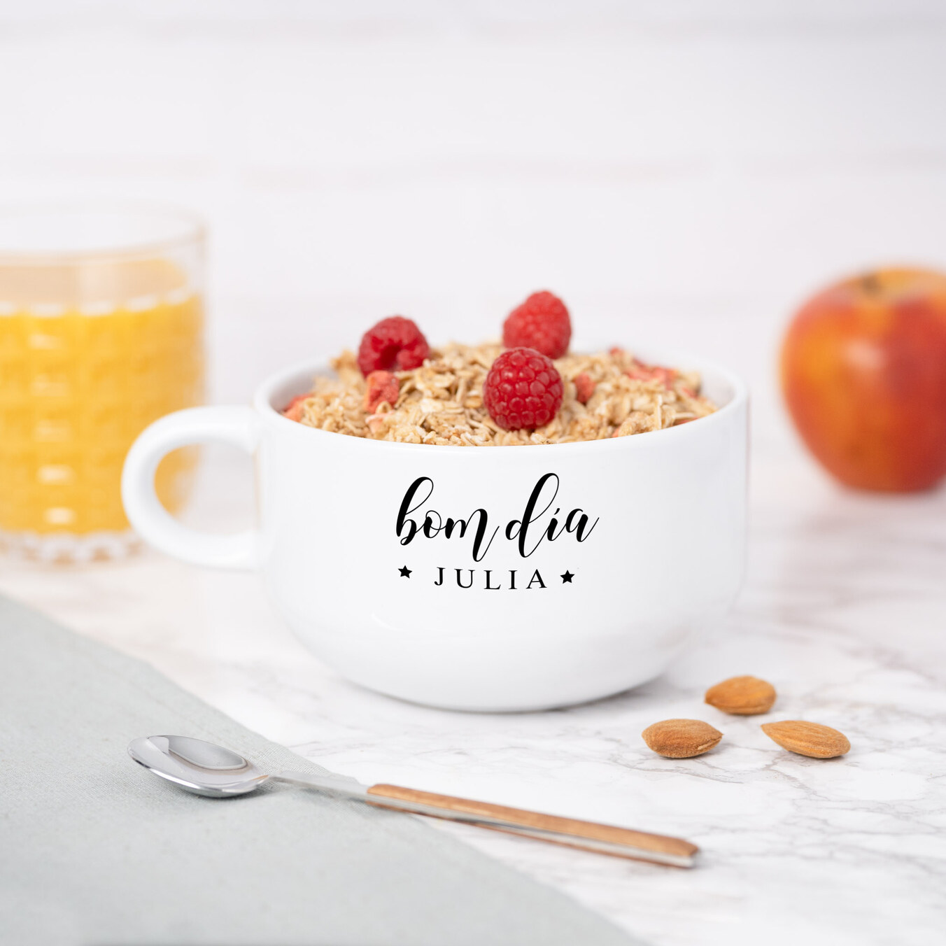 Almoçadeira de pequeno almoço personalizada